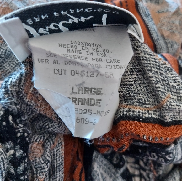 3/$25 JACLYN T San Francisco Maxi Skirt L Multi Color - Picture 4 of 6